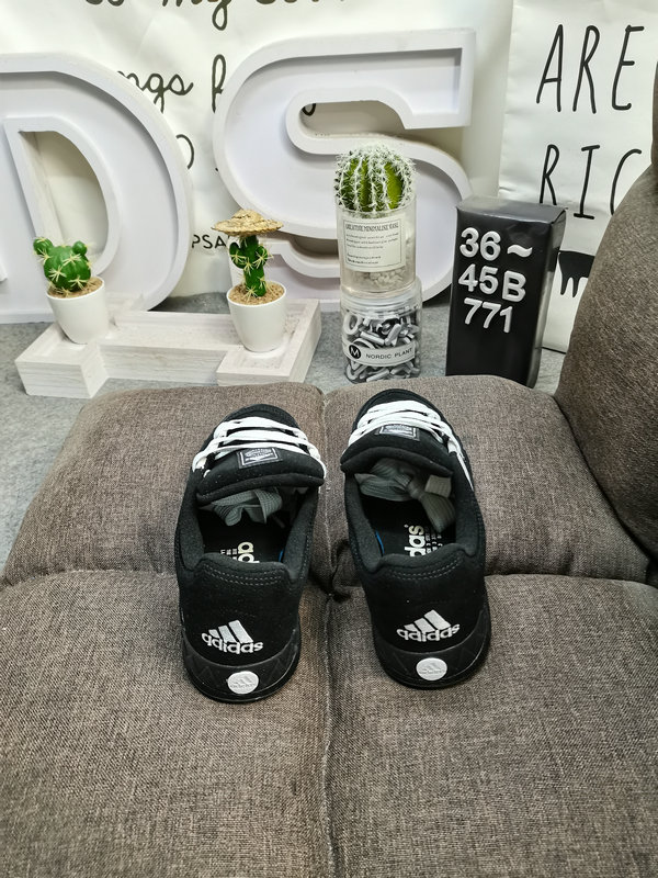 Adidas Black Suede Platform Sneakers – Women’s Retro