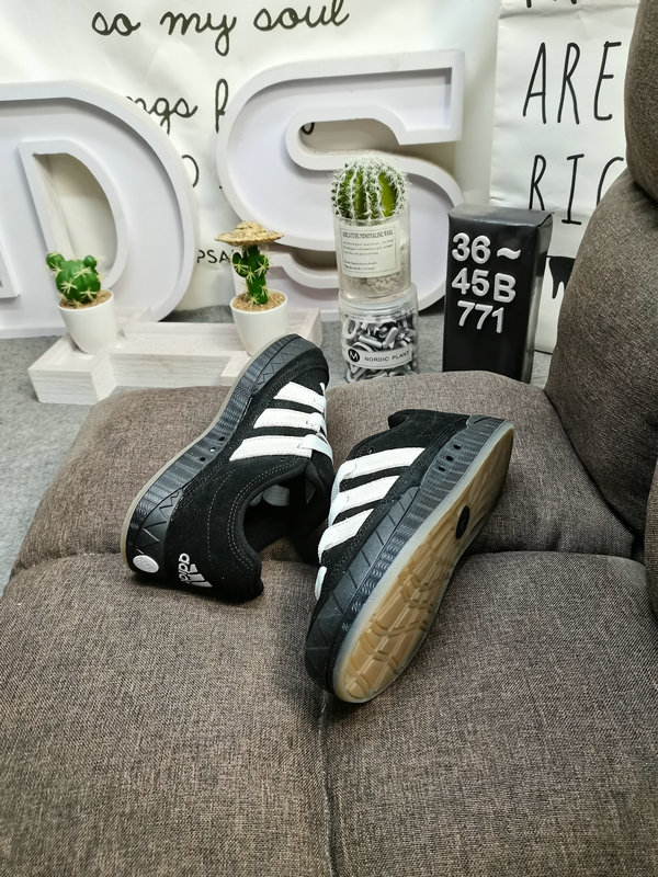 Adidas Black Suede Platform Sneakers – Women’s Retro