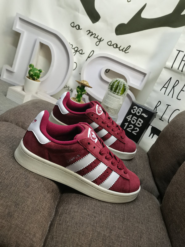 Adidas Campus Burgundy Suede – Retro Style Sneaker
