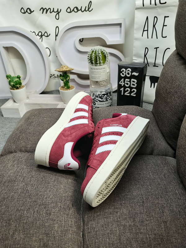 Adidas Campus Burgundy Suede – Retro Style Sneaker