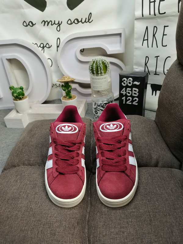 Adidas Campus Burgundy Suede – Retro Style Sneaker