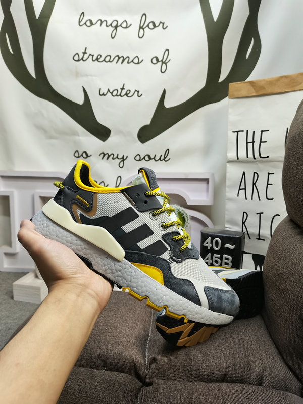 Adidas Day Jogger Grey Yellow – Retro Running Shoes