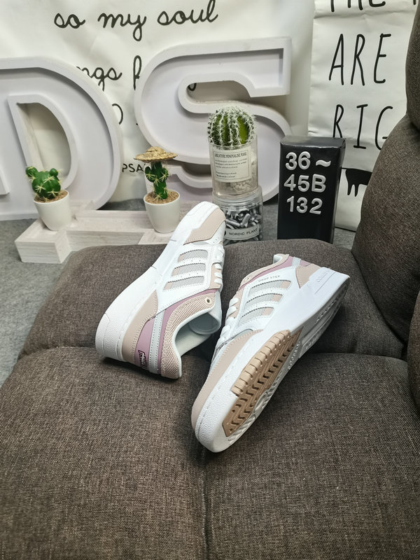 Adidas Drop Step White Taupe – Retro Basketball Sneaker