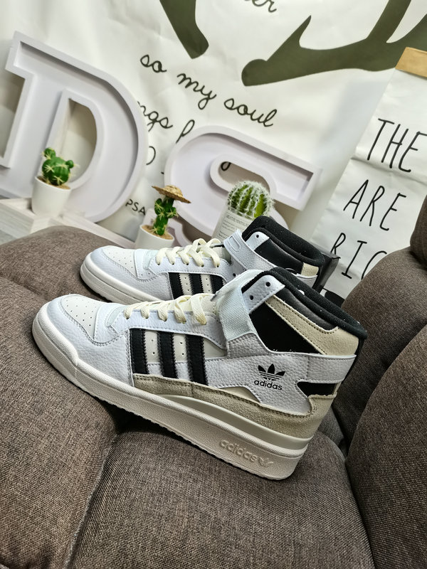 Adidas Forum 84 High – White Black Accent Sneakers