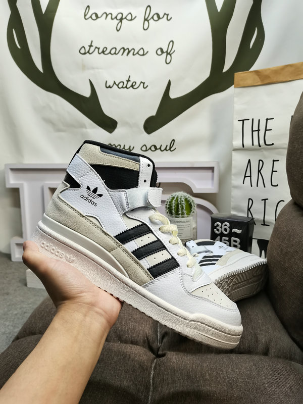 Adidas Forum 84 High – White Black Accent Sneakers