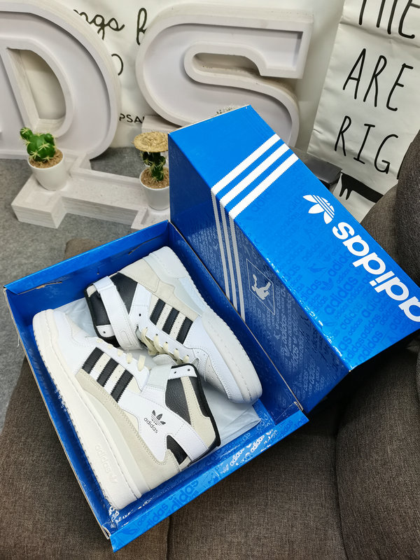 Adidas Forum 84 High – White Black Accent Sneakers