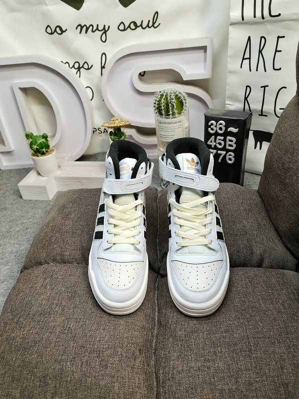 Adidas Forum 84 High – White Black Accent Sneakers