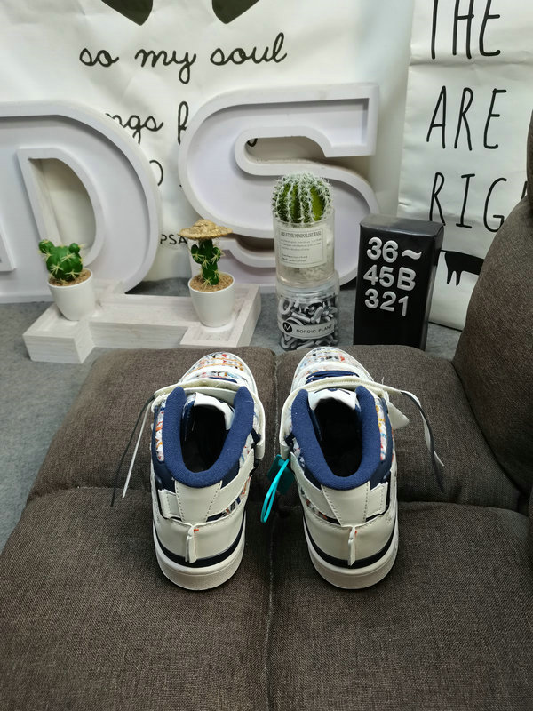 Adidas Forum Mid White Multi – Kids Retro Sneakers