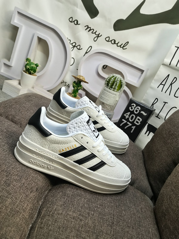 Adidas Gazelle Bold Cream White – Platform Sneakers