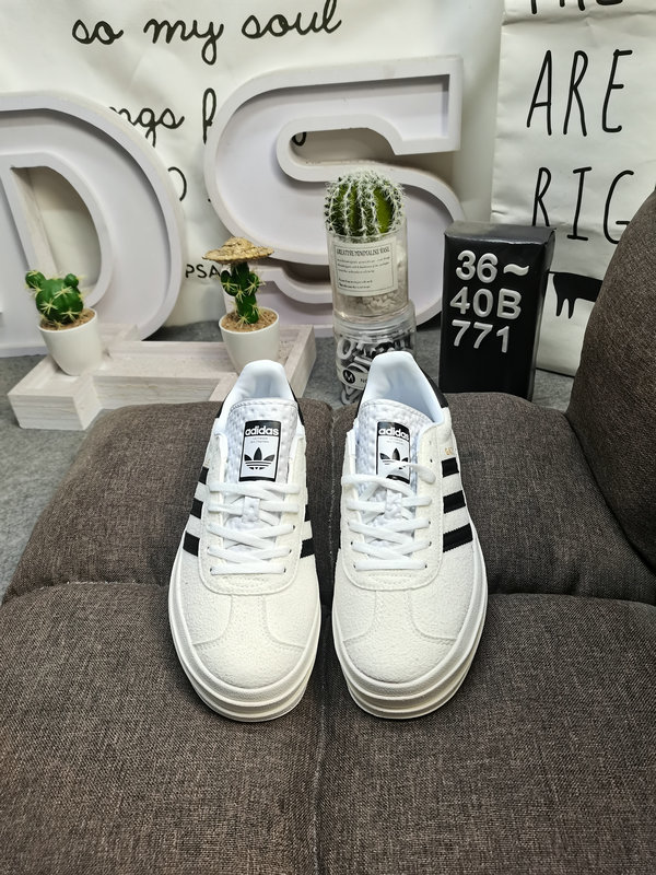 Adidas Gazelle Bold Cream White – Platform Sneakers