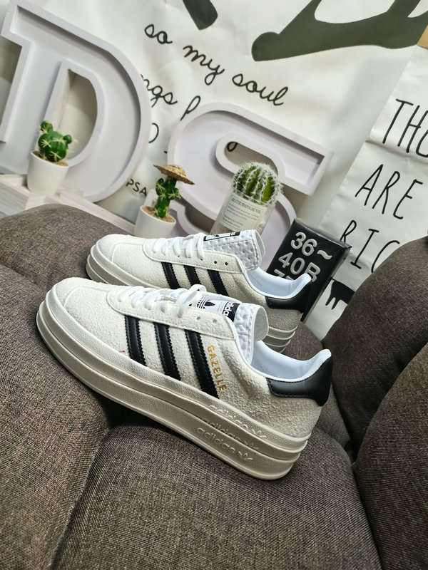 Adidas Gazelle Bold Cream White – Platform Sneakers