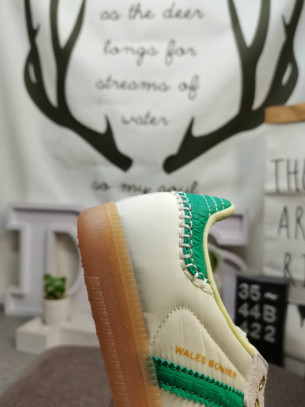 Adidas Samba Cream Green wales – Adidas Samba Wales Bonner Cream Green