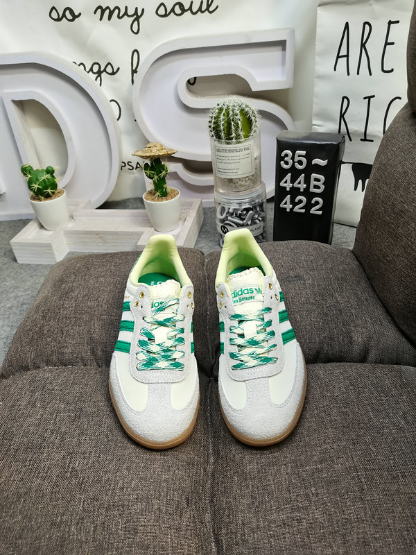 Adidas Samba Cream Green wales – Adidas Samba Wales Bonner Cream Green