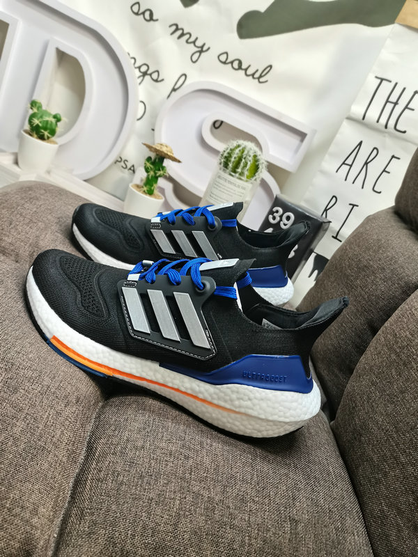 Adidas Ultraboost 22 Black Blue – Running Shoes