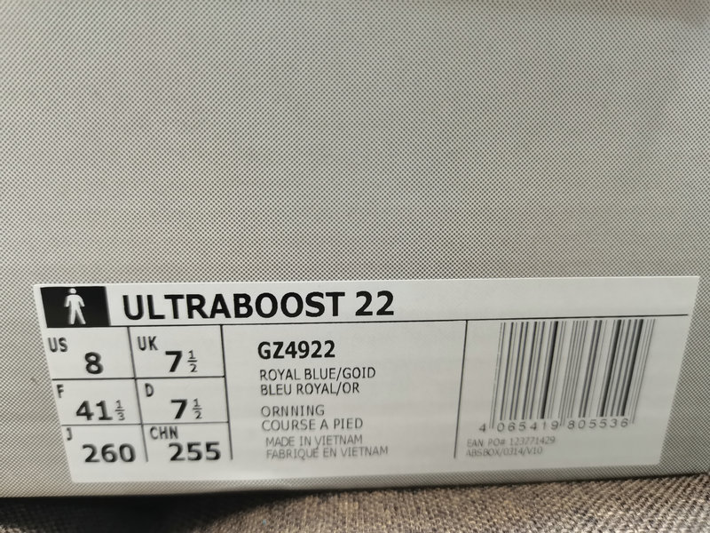 Adidas Ultraboost 22 Black Blue – Running Shoes