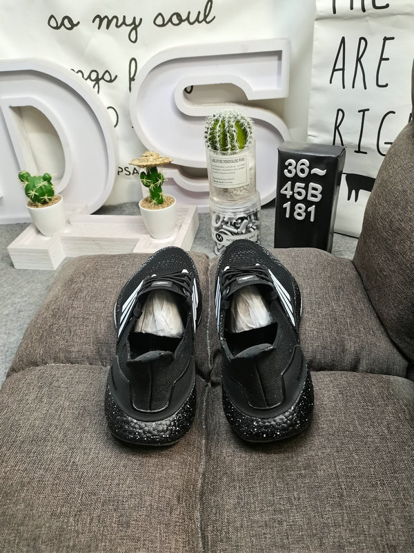 Adidas Ultraboost 22 Black – White Stripes – Running Shoes