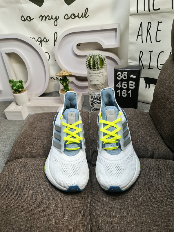Adidas Ultraboost 22 White Blue – Performance Running Shoes